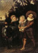 HALS, Frans The Group of Children oil painting reproduction